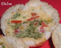 Weißbrot-Tomaten-Muffins