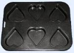 Muffinblech mit Herzen