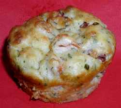 Salami-Kr�uterquark-Muffins
