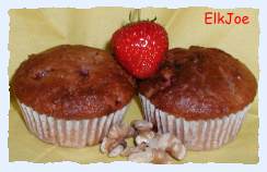 Erdbeer-Walnuss-Muffins